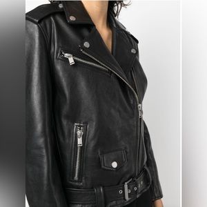 Understated leather x Free people genuine leather moto jacket